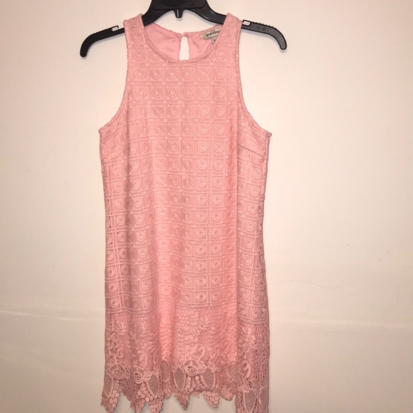 Speechless Dresses & Skirts - Speechless women’s lacy pink sleeveless dress